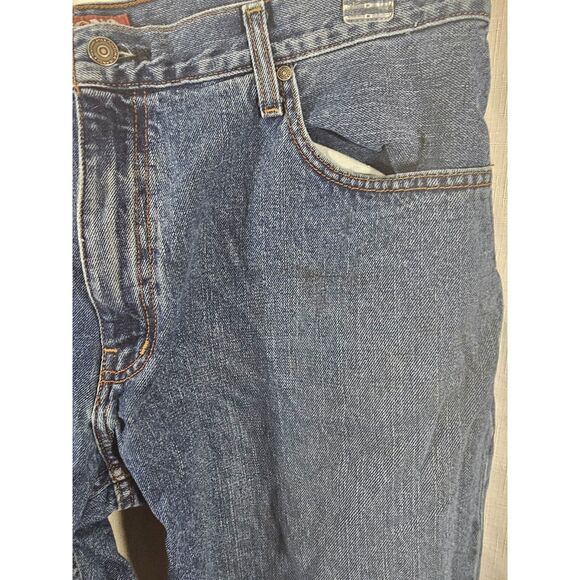 Arizona Jean Co Original Straight Jeans Size 38x29 Actual 37X27 - Picture 2 of 10